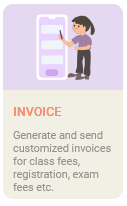 Invoice option on the main screen